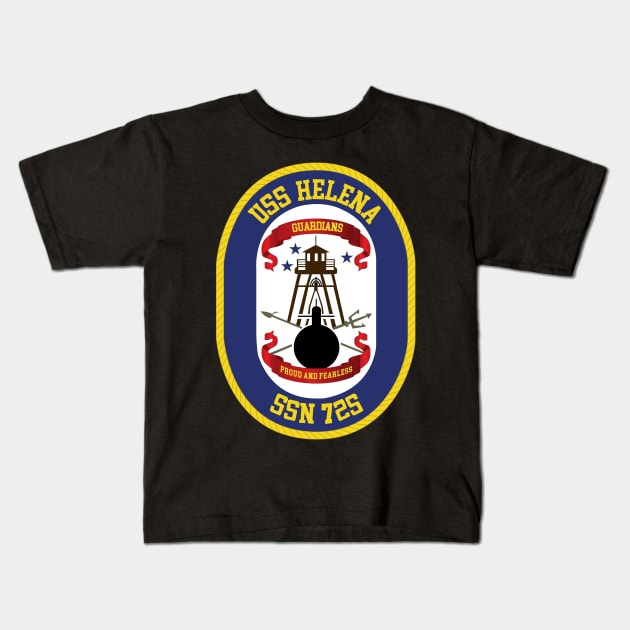 USS Helena (SSBN 725) wo Txt Kids T-Shirt by twix123844